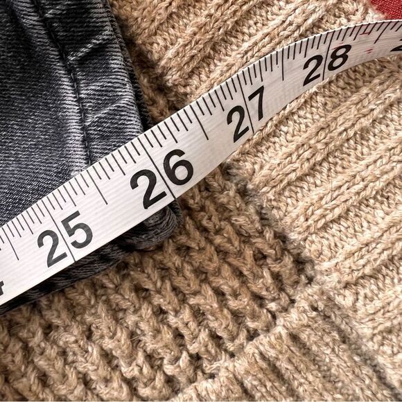 Everlane The High-Rise Skinny Jean Faded Washed Black 27 Ankle - Picture 6 of 8